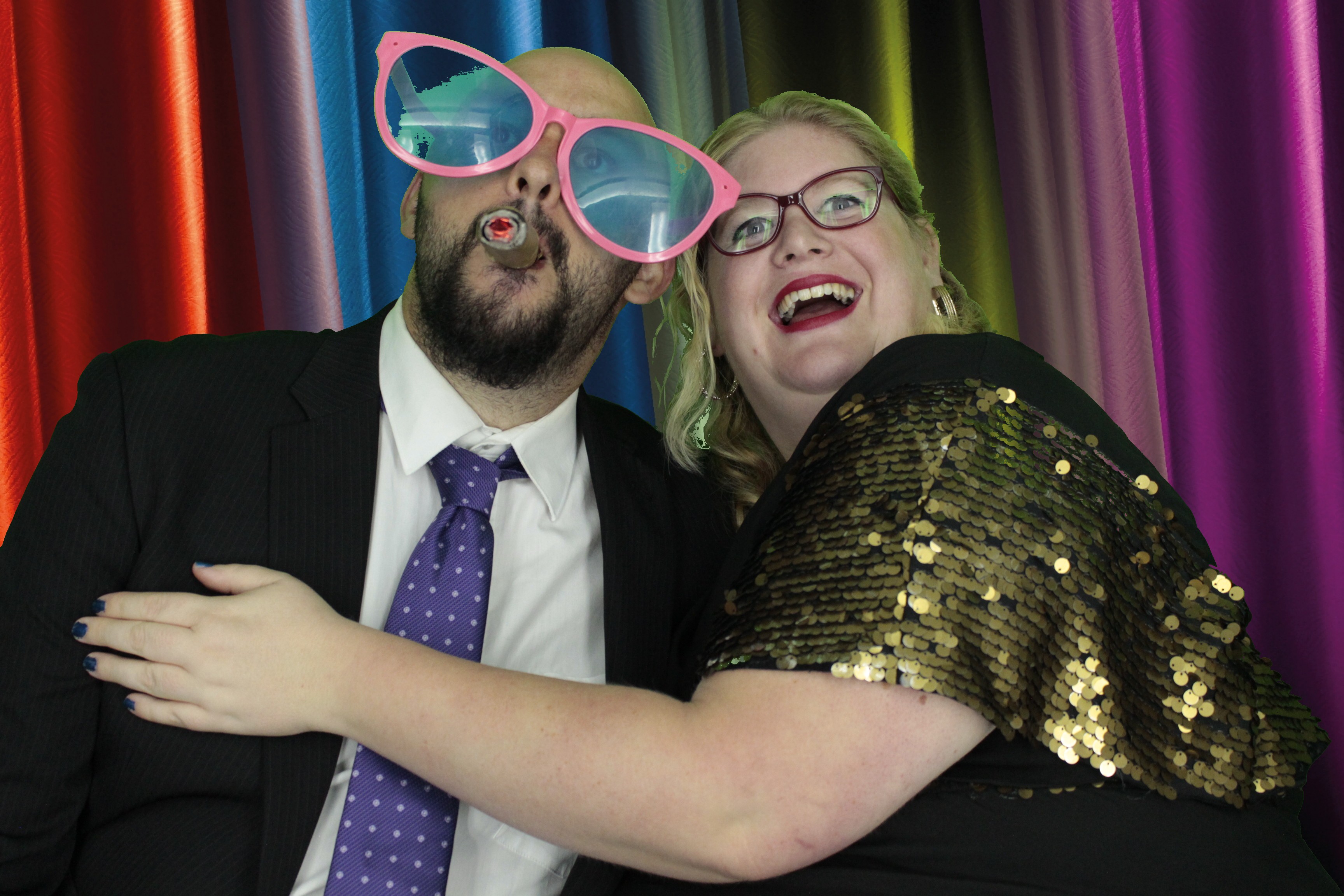 Hazel & Luke's Wedding | View more photos from the event at gallery.myphotoboothexperience.co.uk/u/MyPhotoBoothExperienceLtd/Hazel-Lukes-Wedding